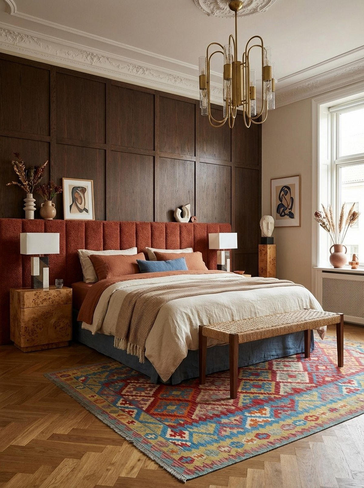 HANDWEBTEPPICH Kelim Gashgai Rot 290/200 cm Schurwolle - Rot, Textil (200/290cm) - Looma