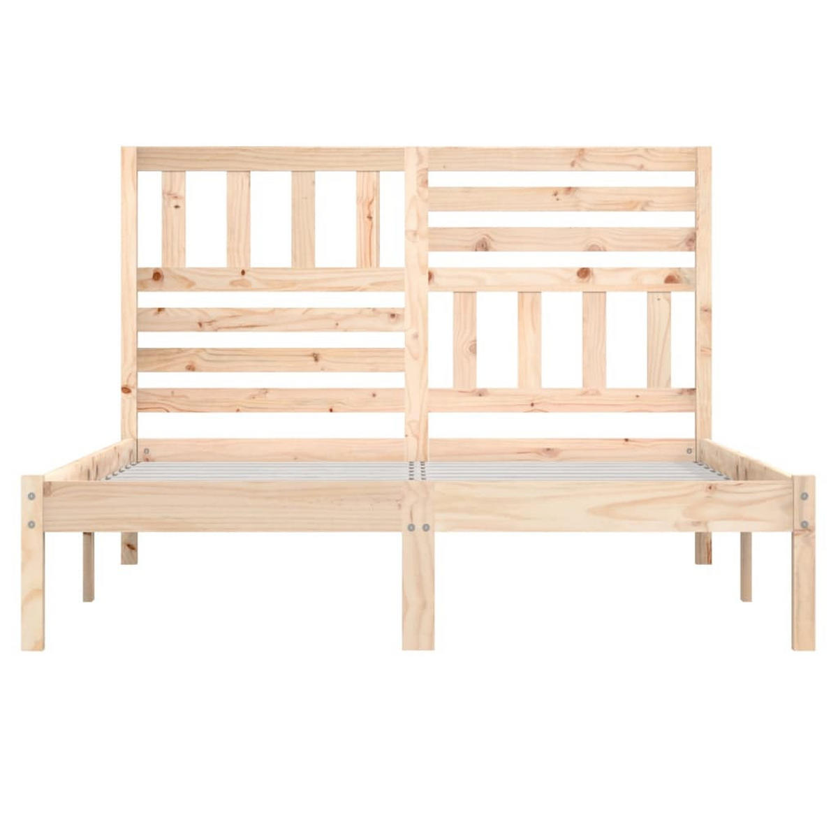 BETT Joyce 126/205.5 cm - Braun, Holz (120/200cm) - Nettlife