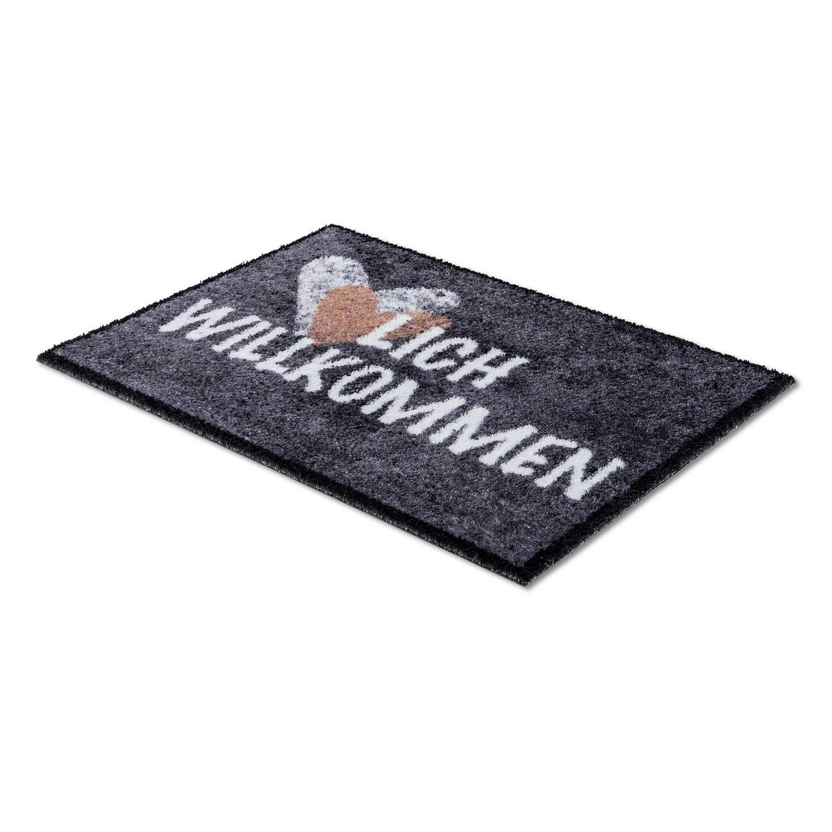 TEPPICH LÄUFER PURE & SOFT - Dunkelgrau, Textil (50/70cm) - Astra