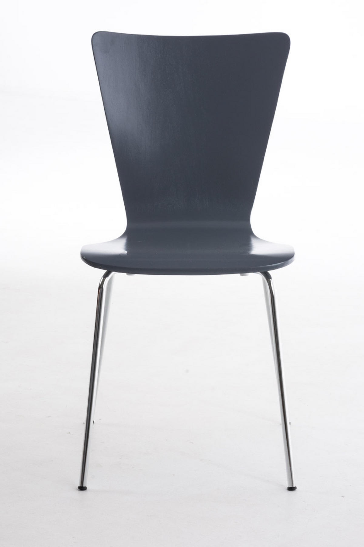 BESUCHERSTUHL Almere - 2er Set grau - Grau, Holz (43/84/50cm) - TPFLiving