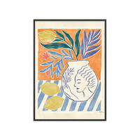 POSTER mit Rahmen Wild Apple - Cyprus IV - Multicolor/Schwarz, Holz/Papier (50/70cm) - Poster&Frame