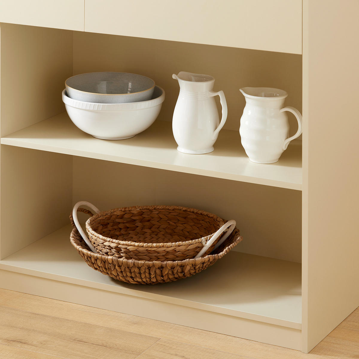 KÜCHENINSEL Beige - Beige, Holzwerkstoff (120/90/60cm) - SoBuy