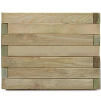 HOCHBEET 50x50x40 cm Holz Quadratisch - Braun, Holz (50/40/50cm) - furnicato