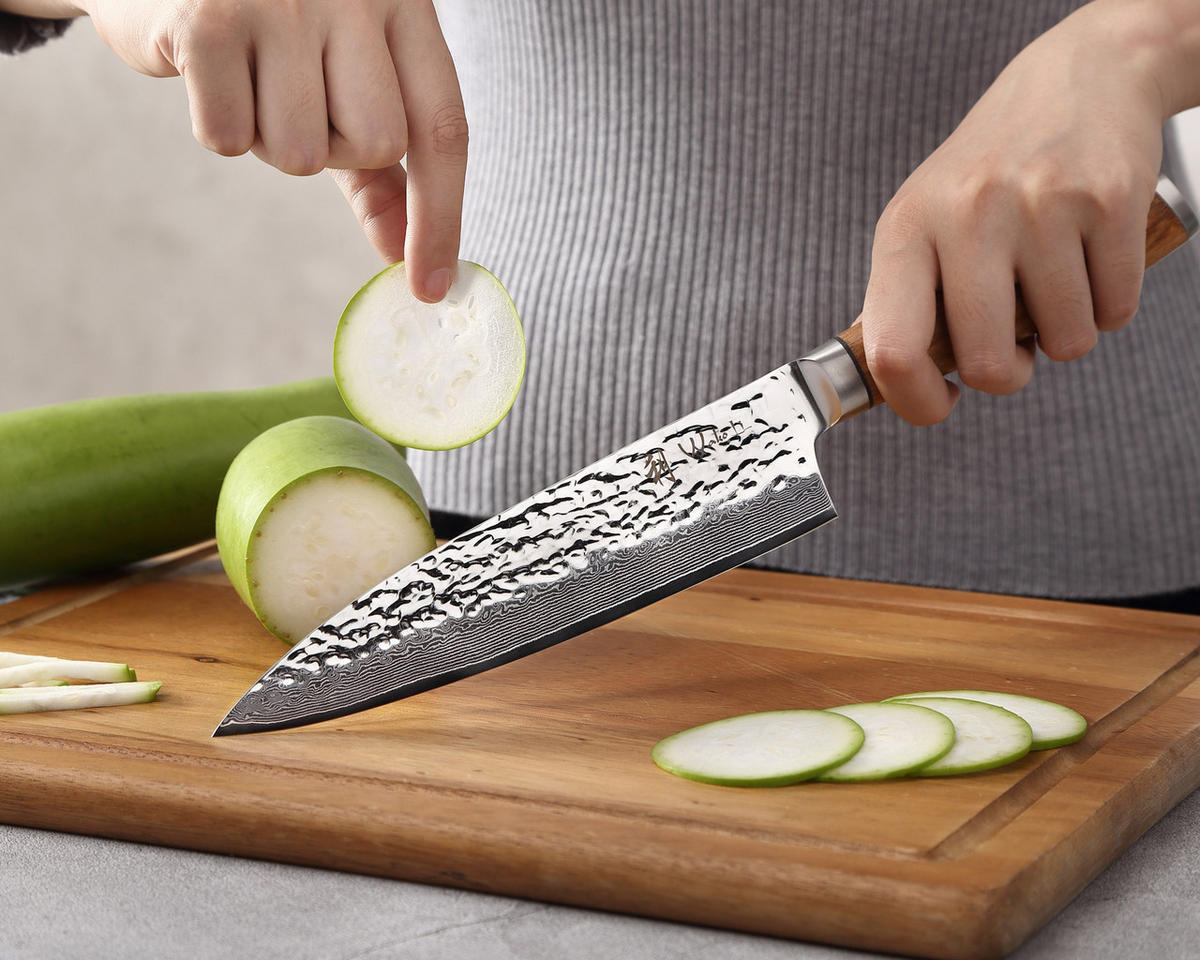 MESSER-SET 5-TEILIG 15–20 cm - Braun, Holz/Metall (1/1/1cm) - Wakoli