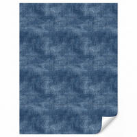 TAPETE - Leinen - Textur - Muster - Denim - Rustikal - 160x220 cm - Blau, Papier (160/220cm) - OnlyWow