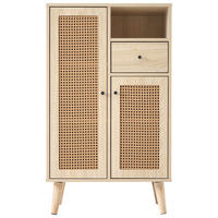 SIDEBOARD Eiche 60/40/101 cm 2 Türen 1 Schublade - Eichefarben, Holzwerkstoff (60/101/40cm) - PANGIVO