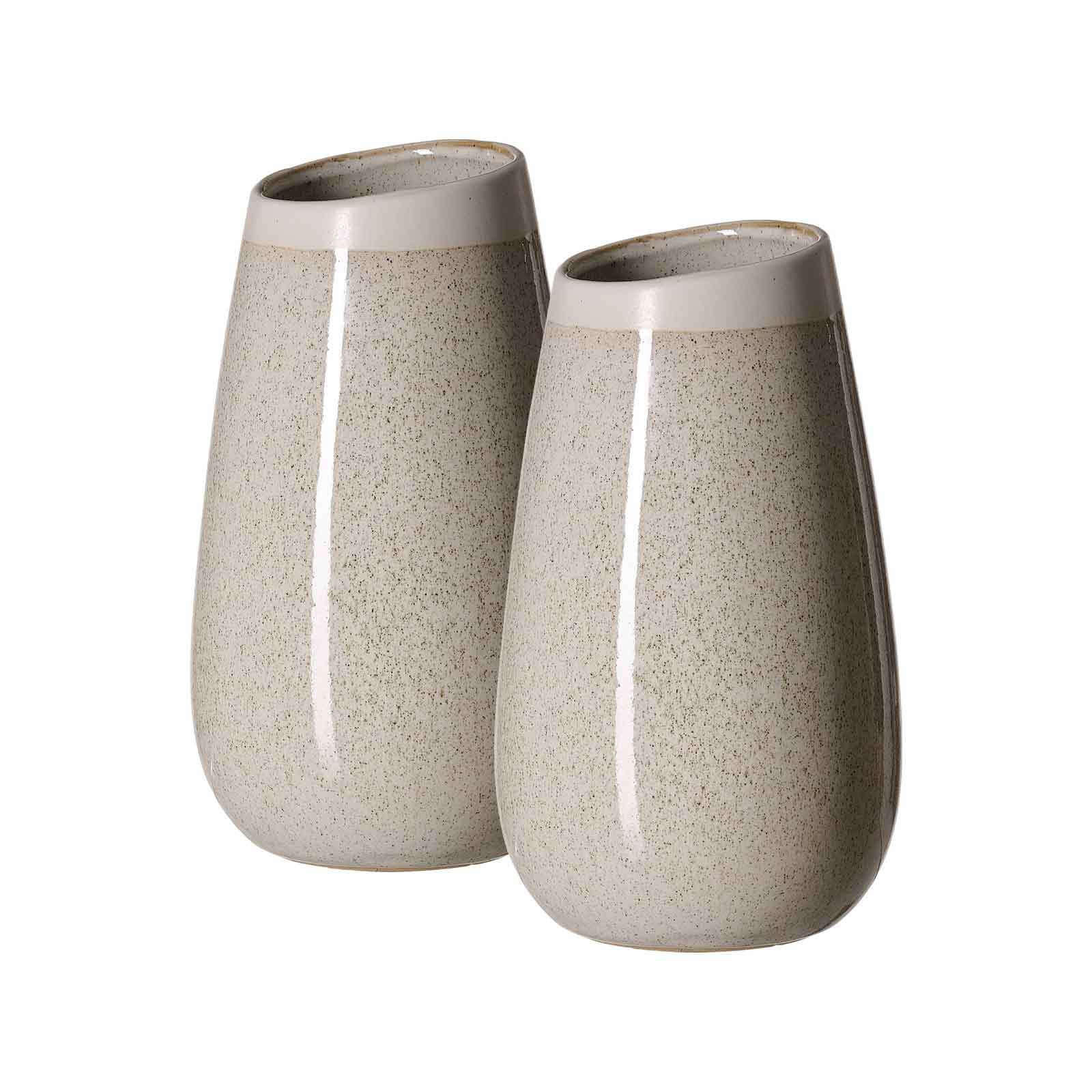 VASEN Sintra beige 20 cm 2er Set - Beige, Keramik (20cm) - Ritzenhoff Breker