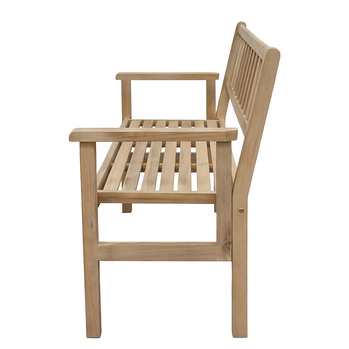 GARTENBANK - Akazie - Akaziefarben, Holz (120/89/55cm) - home24