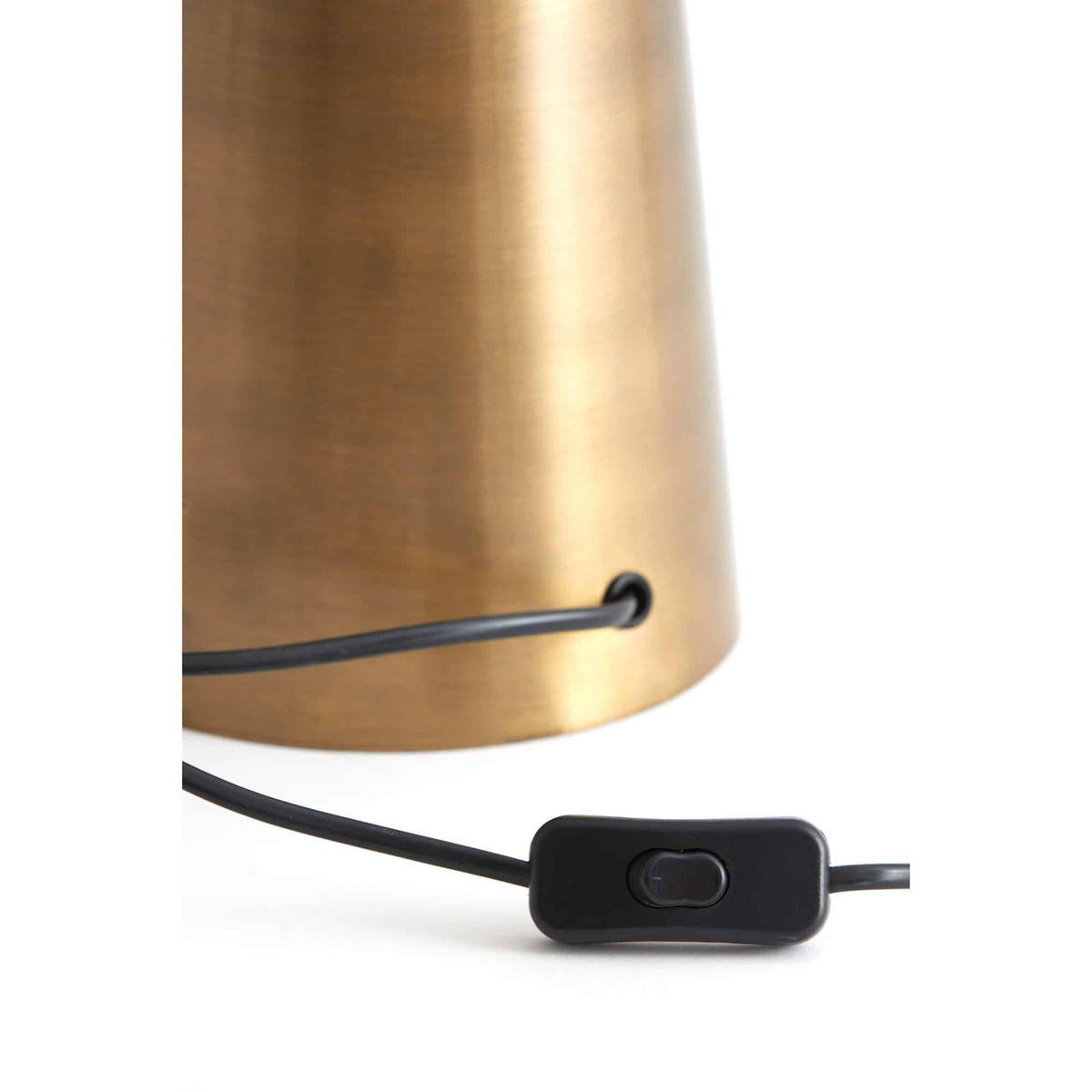 LAMPENFUSS Yelos Bronze 16.5/16.5/35 cm - Bronzefarben, Metall (16.5/16.5/35cm) - Light & Living