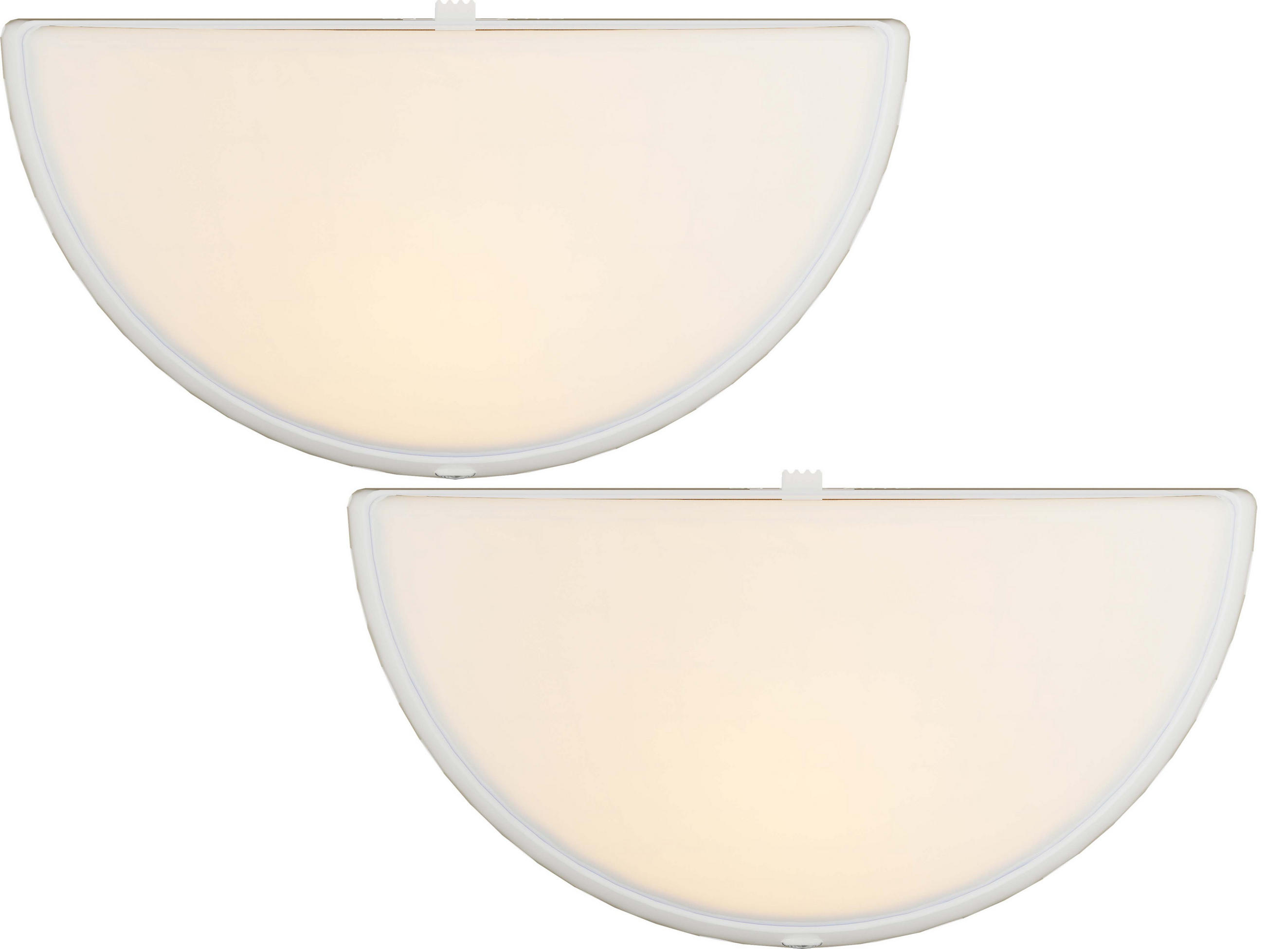 LED-NACHTLICHT - mit Dämmerungssensor und Bewegungsmelder für sanfte Beleuchtung, 2er-Set - Weiß, Kunststoff (8.7/10/5.1cm) - Northpoint