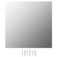WANDSPIEGEL 60 x 60 cm Quadratisch Glas - Silberfarben, Glas (60/2/60cm) - furnicato