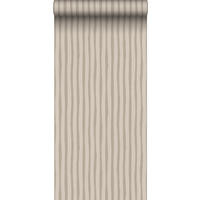 TAPETE Streifen 53 cm x 10 m - Beige, Papier (53/1000cm) - Sanders & Sanders
