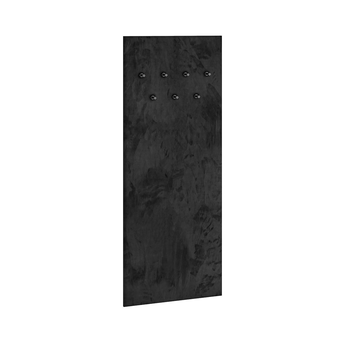 EINGANGSMÖBEL Nilo Schwarz - Schwarz, Holzwerkstoff (60/153/3cm) - Petits-meubles