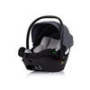 BABYSCHALE i-Size Duo Smart grau dunkelgrau Gruppe 0+, Kissen, verstellbare Kopfstütze - Dunkelgrau/Silberfarben, Kunststoff (40/58/66cm) - Chipolino