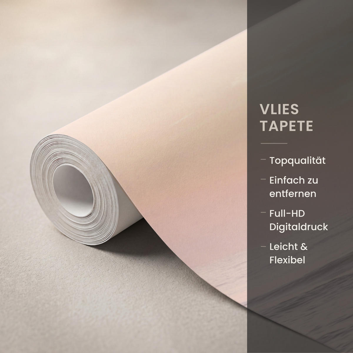 TAPETE - Sonne - Strand - Rosa - 160x240 cm - Hellrosa, Papier (160/240cm) - OnlyWow
