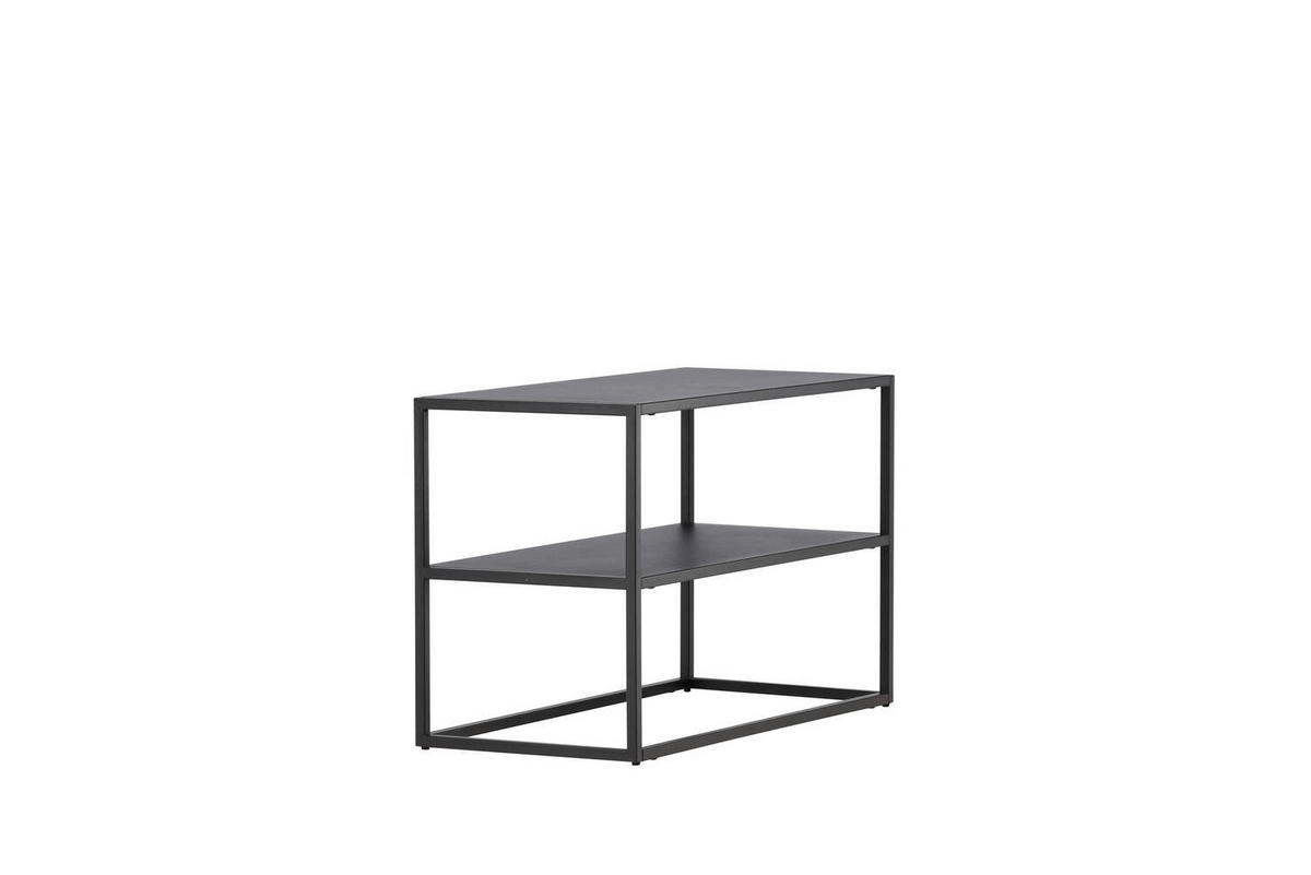 SCHUHREGAL Curo - Schwarz, Metall (70/45/33cm) - ebuy24