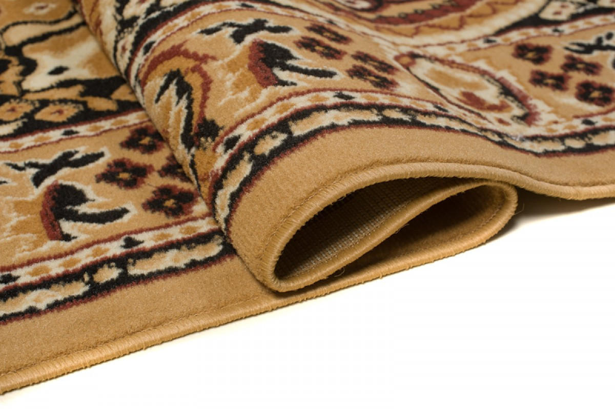 TEPPICH ATLAS Dunkelbeige 100/200 cm - Hellbraun/Beige, Textil (100/200cm) - Tapiso