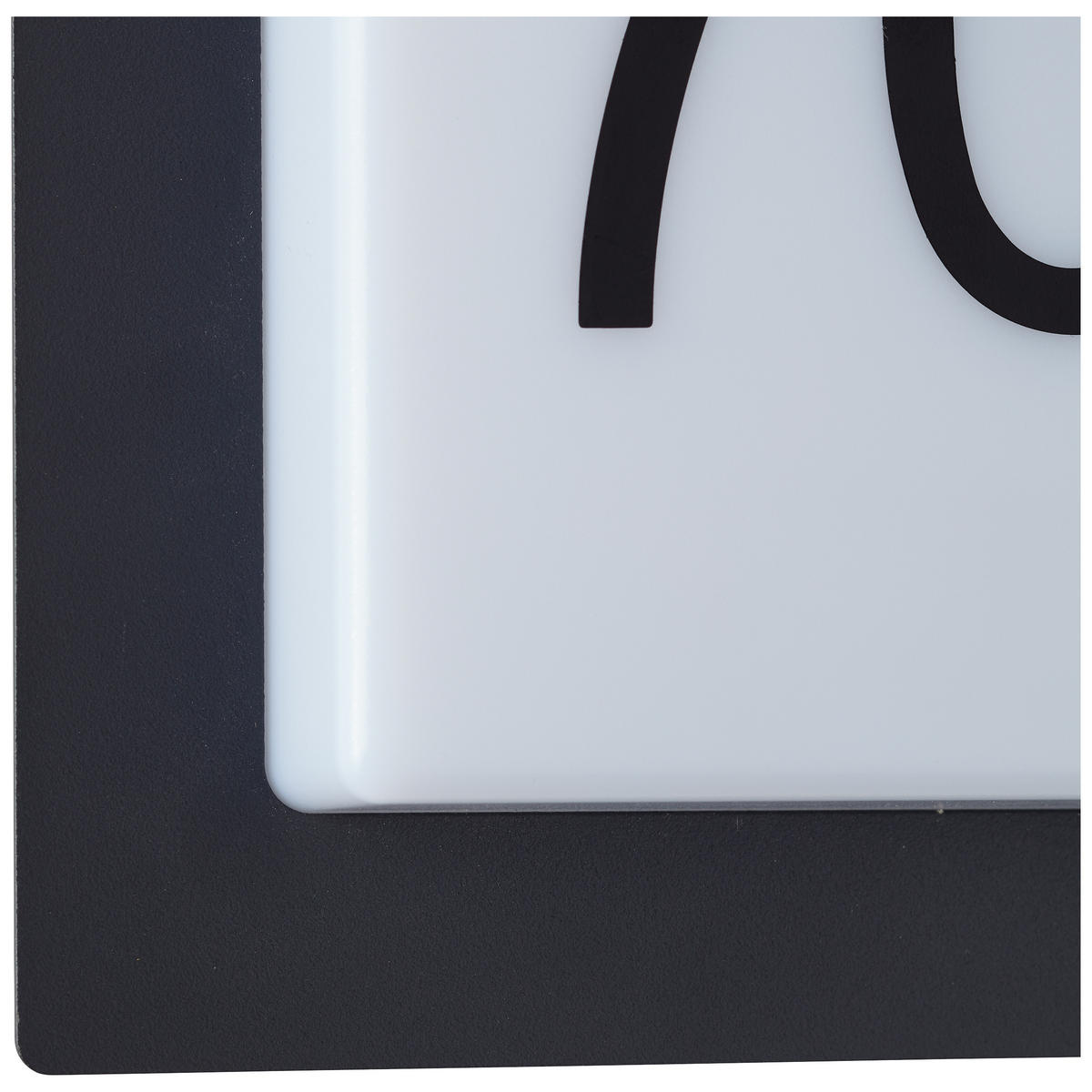 AUSSENWANDLEUCHTE Sten G96502/75 - Schwarz, Metall (18/18/5.1cm) - Brilliant