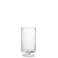 KERZENHALTER FLAMMENKELCH - Glas - Transparant - M - Transparent, Glas (15/30cm) - J-Line