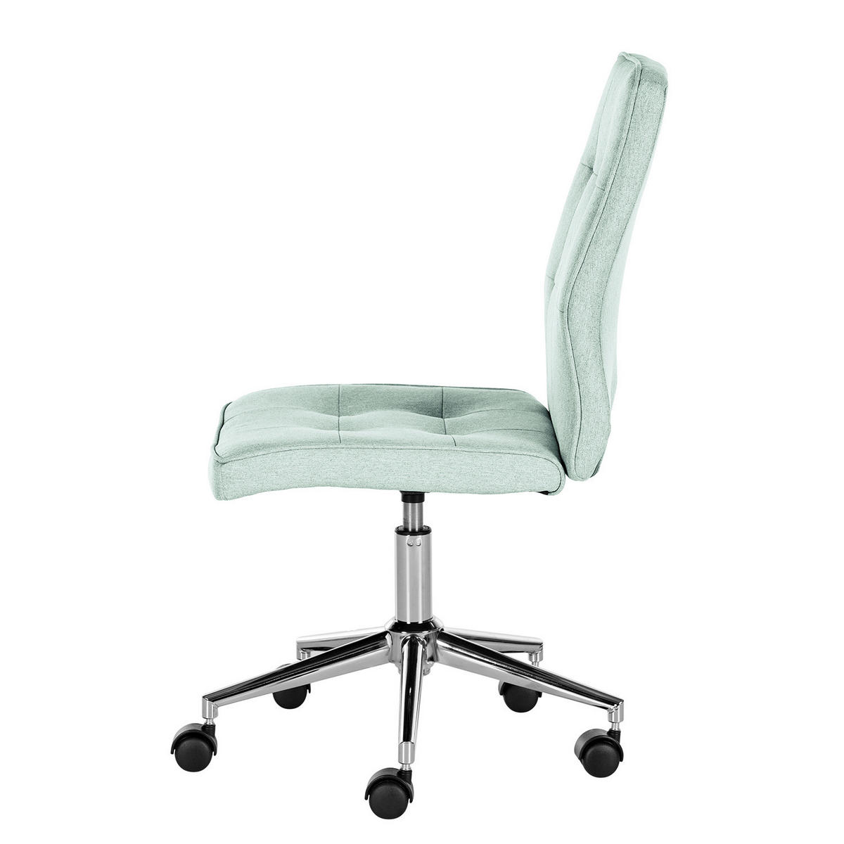 BÜROSTUHL - Mintgrün, Textil/Metall (46/91/62cm) - home24