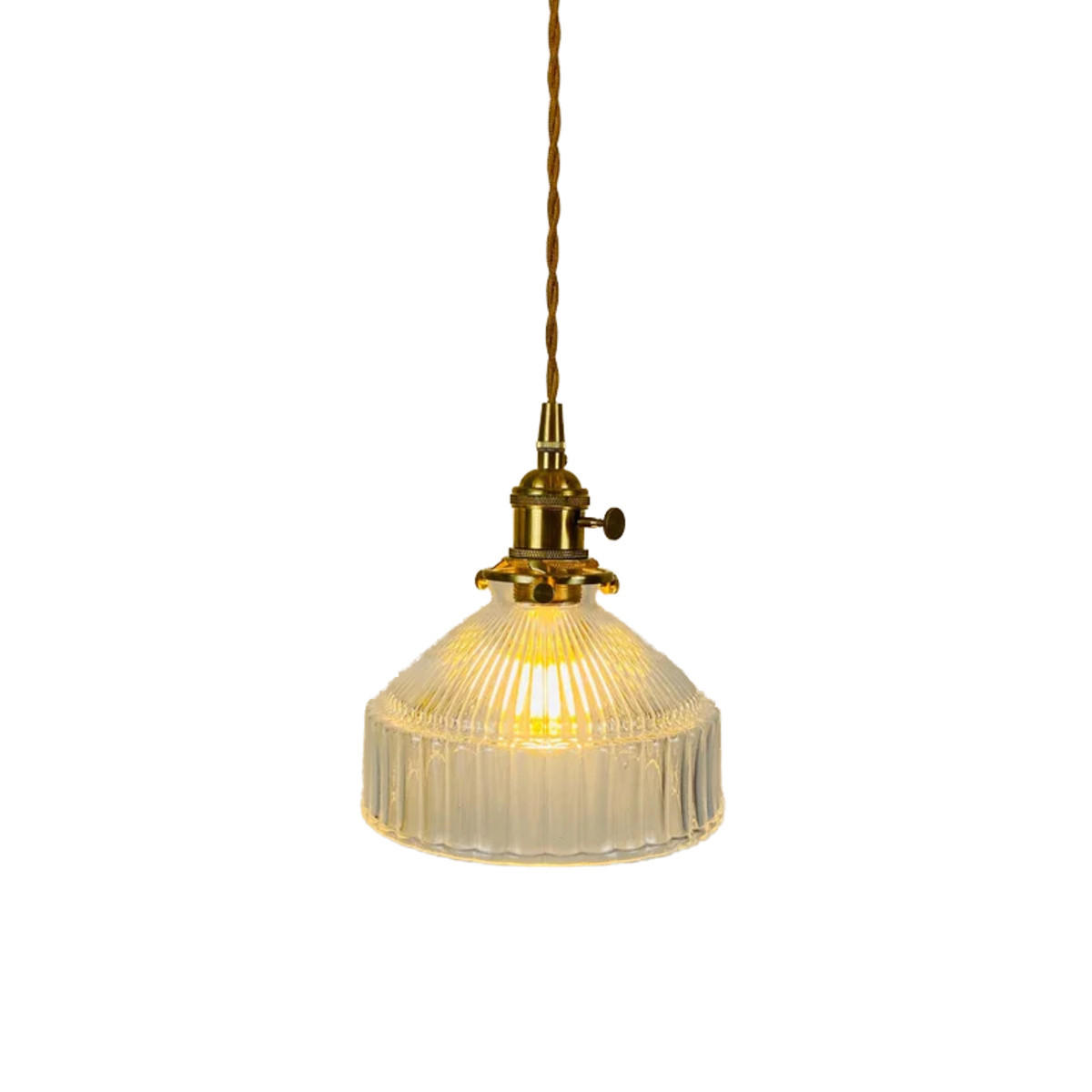 LED-HÄNGELEUCHTE Transparent 4W 18/18/20-150 cm - Transparent, Glas (18/18/20cm) - Authentics
