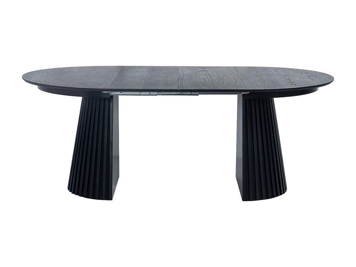 ESSTISCH - 4 Personen, 6 Personen, 8 Personen - holz - schwarz Carmiza - Schwarz, Holz (120/200/75cm) - Vente-Unique