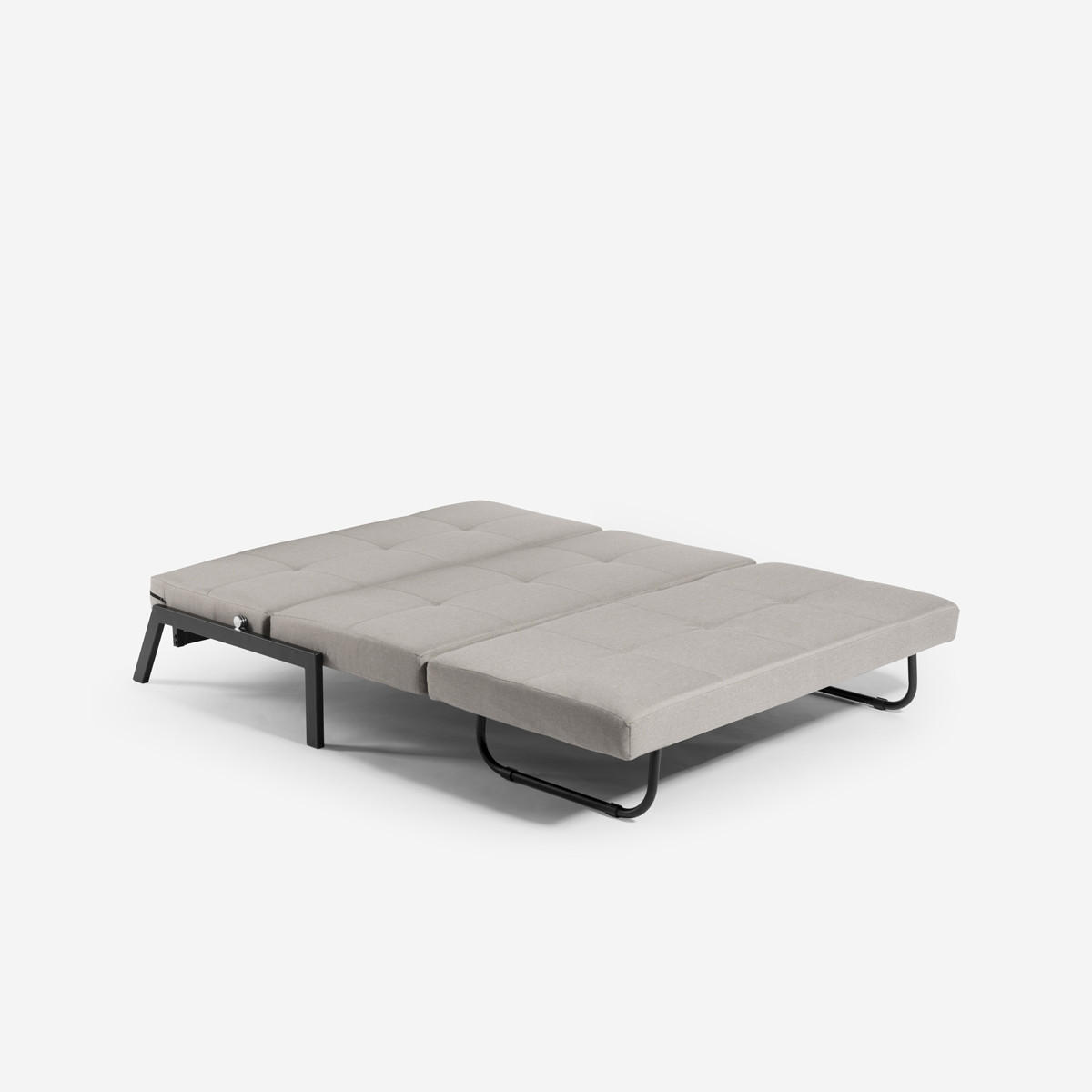 SOFABETT Bellamy - Grau - Grau, Textil (150/70/200cm) - Pasmara