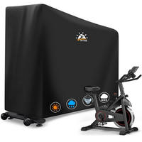 HEIMTRAINER Abdeckung 58x124x140/114 cm Wasserdicht - Schwarz, Textil (10/10/10cm)