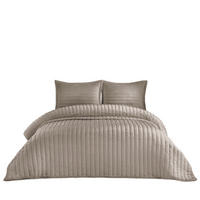 TAGESDECKE 230/260 cm Set 3-teilig mit Kissenbezügen #01 Beige - Beige, Textil (230/260cm) - ROLFNERS