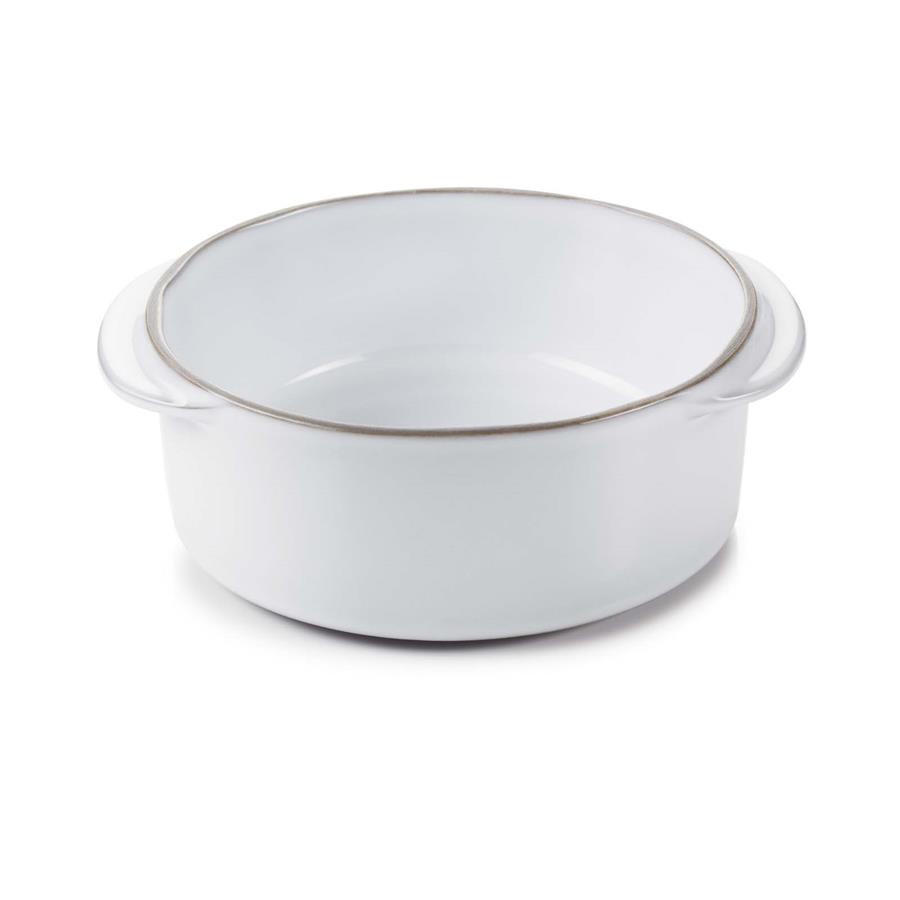 KASSEROLLE OHNE DECKEL CARACTERE 25 cl Kumuluswolke - Weiß, Keramik (12cm) - Revol Porcelaine France