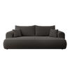 SCHLAFSOFA Ovo Dunkelgrau Boucle - Dunkelgrau, Textil (250/96/110cm) - Selsey