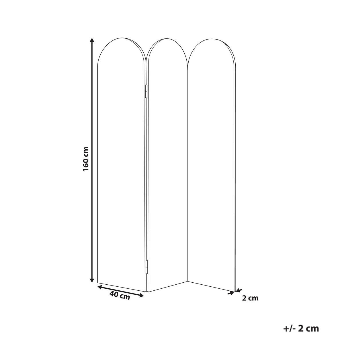KANCELÁŘSKÝ DĚLICÍ PANEL 120/160 cm Tmavě šedý Slimmy - šedá/tmavě šedá, plast (120/160/2cm) - Beliani