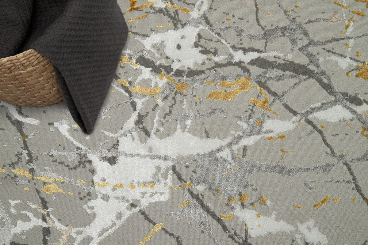 TEPPICH CRYSTAL Hellgrau 200/300 cm - Hellgrau, Textil (200/300cm) - Tapiso