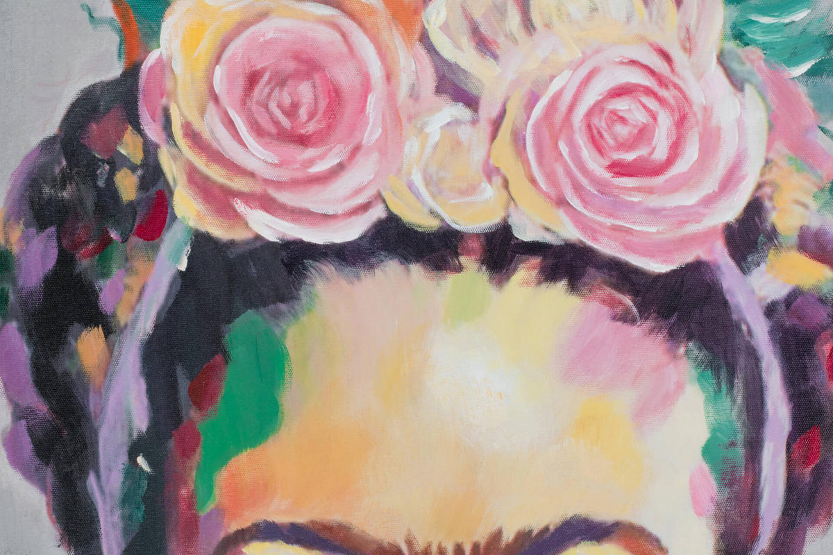 ACRYLBILD HANDGEMALT 60/90 cm - Multicolor, Holz/Textil (1.29/90cm) - KUNSTLOFT