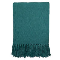 BAUMWOLLDECKE Kieferngrün - Grün, Textil (127/152cm) - Malagoon