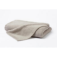 STRICKDECKE 130x170 cm, Kuscheldecke aus 100% Polyacryl, Flauschige Wohnzimmer Wohndecke für Sofa, Bett, Couch uvm. - Greige - Greige, Textil (130/170cm) - Carpe Sonno