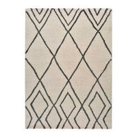 HOCHFLORTEPPICH Weiß Atlas 133/190 cm - Weiß, Naturmaterialien/Textil (133/190cm) - Atticgo