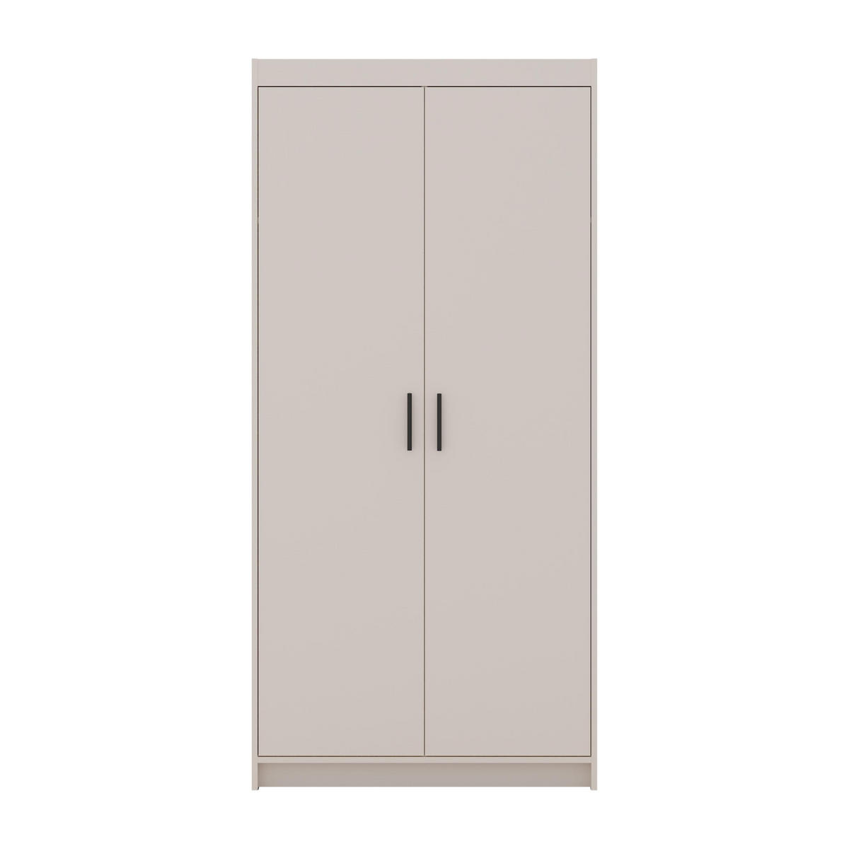 KLEIDERSCHRANK Storicos Beige 89,7/190,5/53 cm - Modern 2-türig - Beige, Holzwerkstoff/Kunststoff (89.8/190.6/53cm) - AX Living