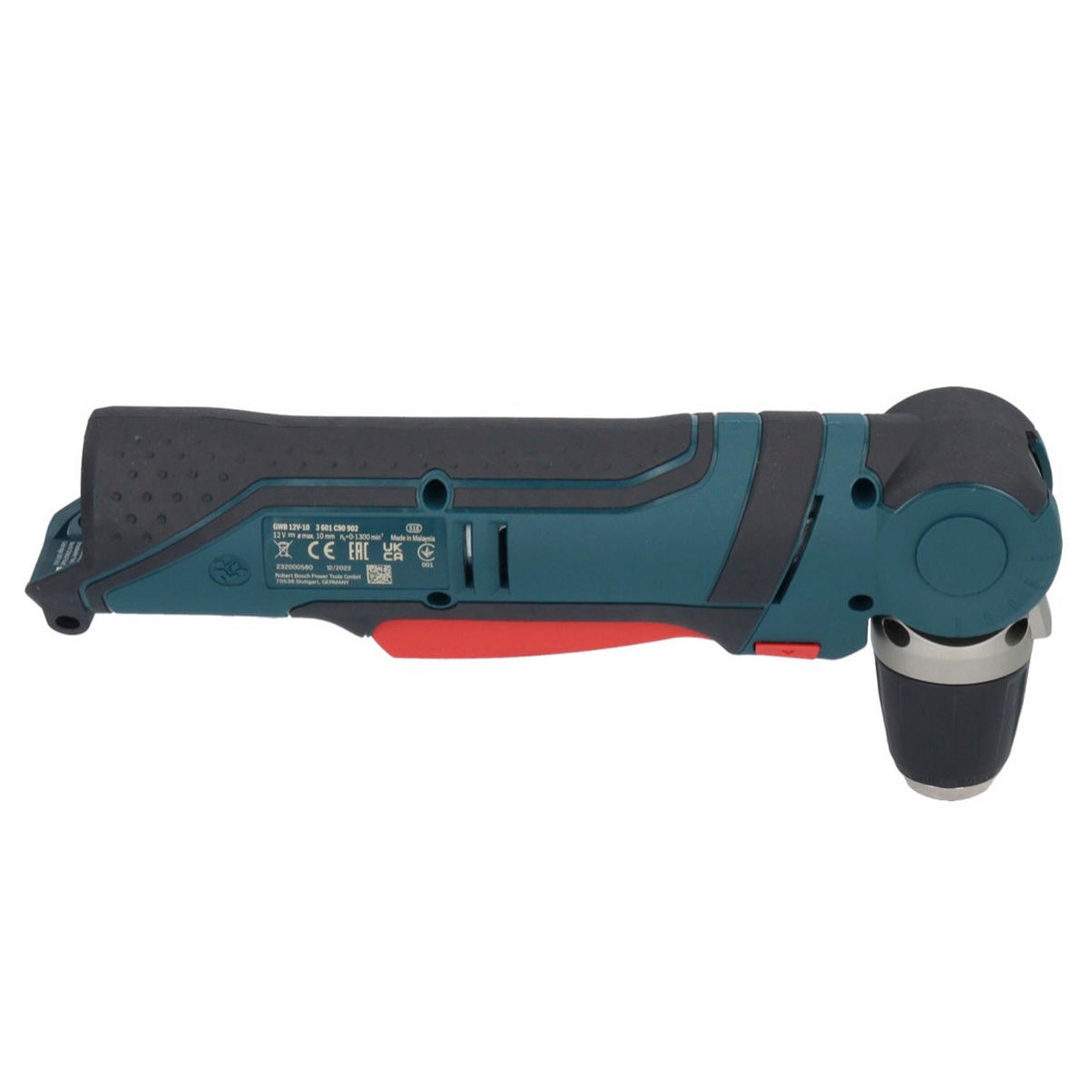 BOSCH Professional GWB 12V-10 Akku Winkelbohrmaschine 12 V 11 Nm + L-Boxx ( 0601390909 ) - ohne Akku, ohne Ladegerät - Multicolor, Kunststoff (44.5/360/12cm) - Bosch Professional
