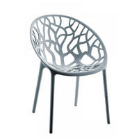 GARTENSTUHL Kunststoff Grau - Grau, Kunststoff (59/80/60cm) - CLP