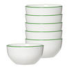 MÜSLISCHALEN Adela grün ø 14 cm 6er Set - Grün, Keramik (14cm) - Ritzenhoff Breker