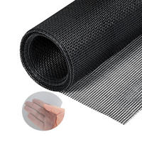 FLIEGENGITTER Ersatznetz Fiberglas Schwarz 120 x 250 cm - Schwarz, Glas (2/32/22cm)