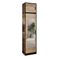 ŠATNÍ SKŘÍŇ ROJ s nástavbou 1D Dub Craft - medově dubová, kompozitní dřevo (54/247/39cm) - Kier Furniture