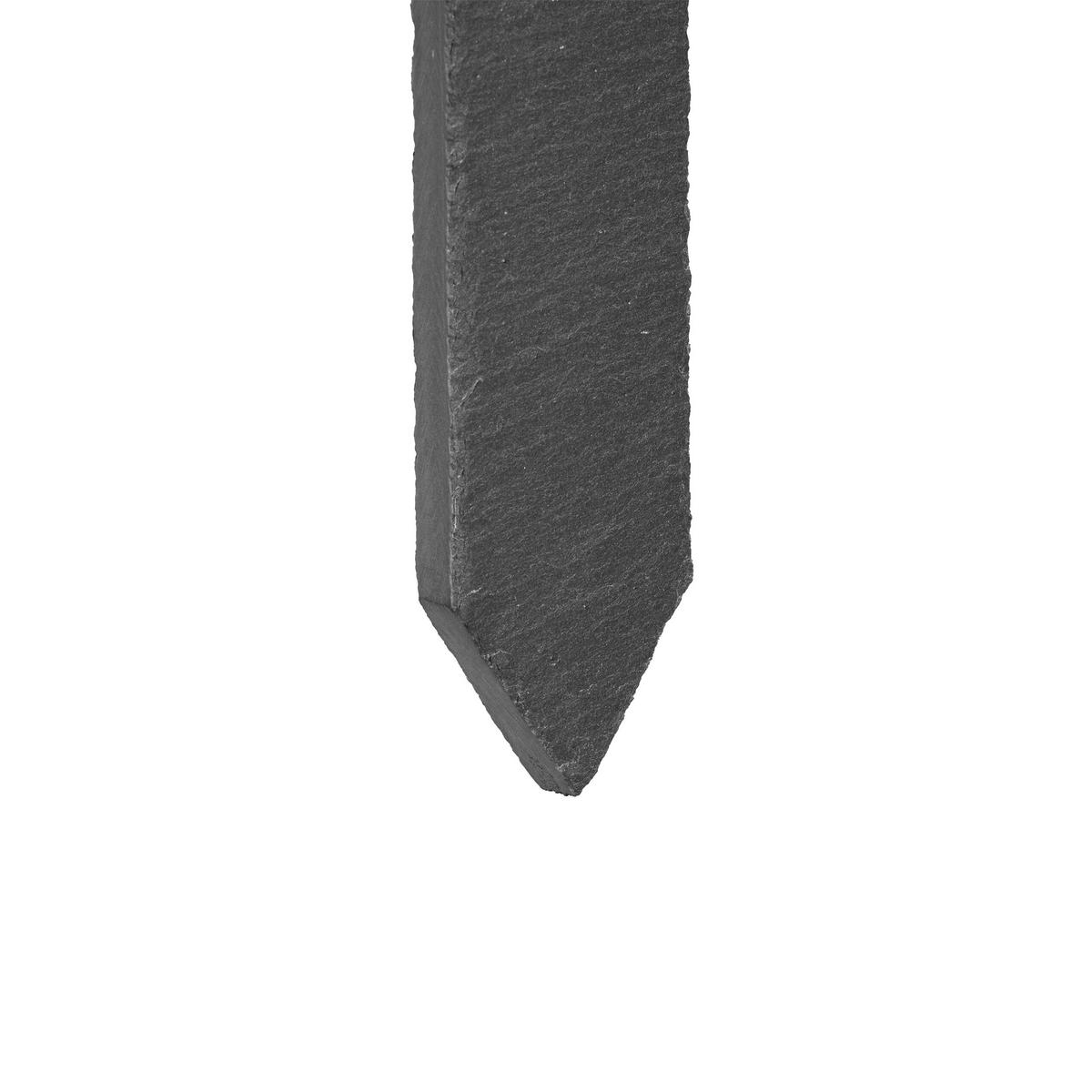 10XPFLANZENSTECKER - Anthrazit, Stein (3/20/0.5cm) - Relaxdays