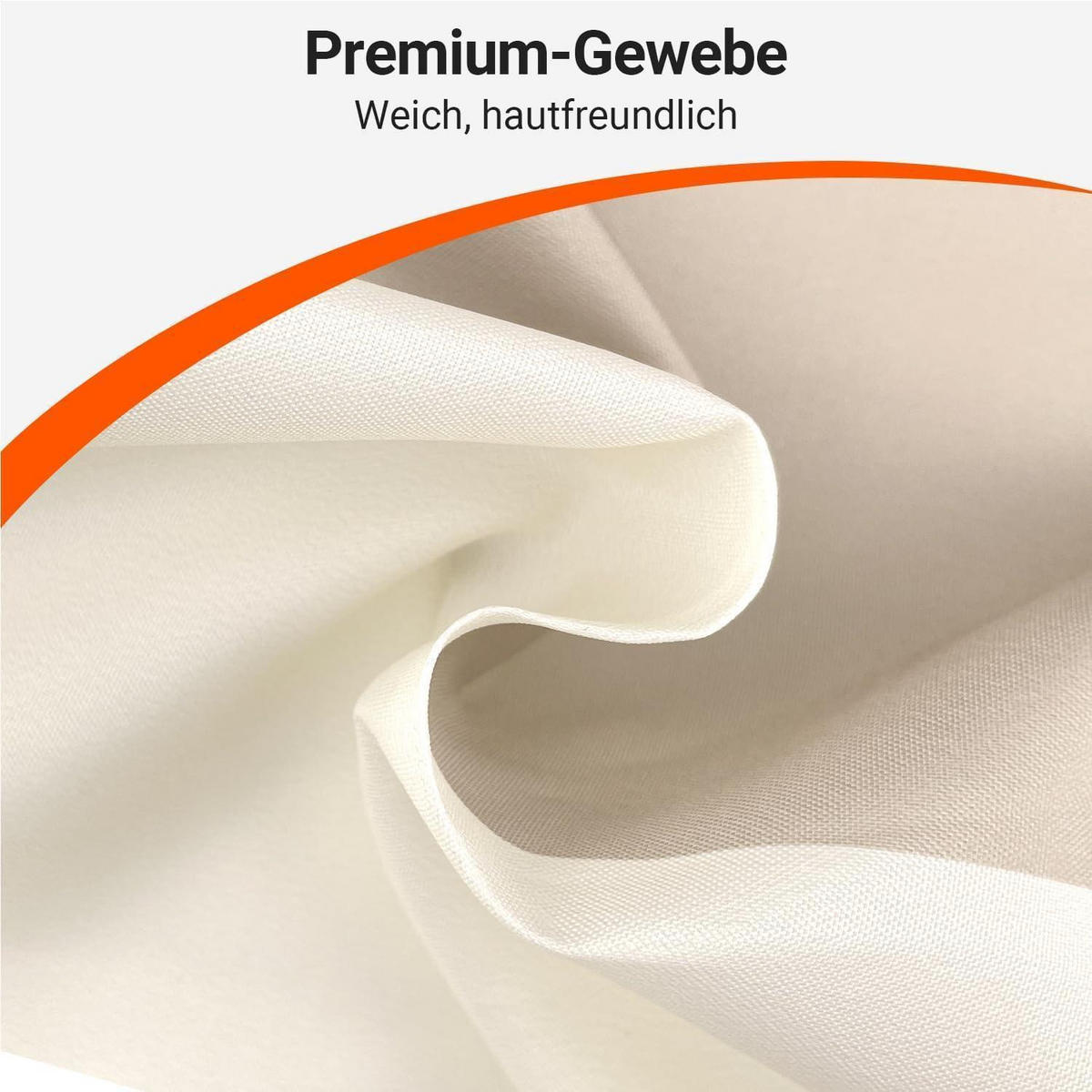 DUSCHVORHANG Beige Streifen 160 x 180 cm - Multicolor, Textil (160/180cm)