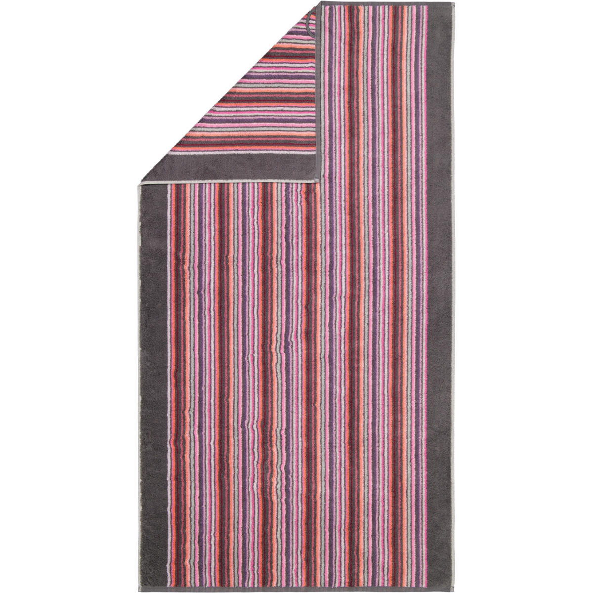 HANDTÜCHER REMAKE STREIFEN 2020 BEERE-MULTICOLOR - 17 - Multicolor, Textil (70/140cm) - Cawoe