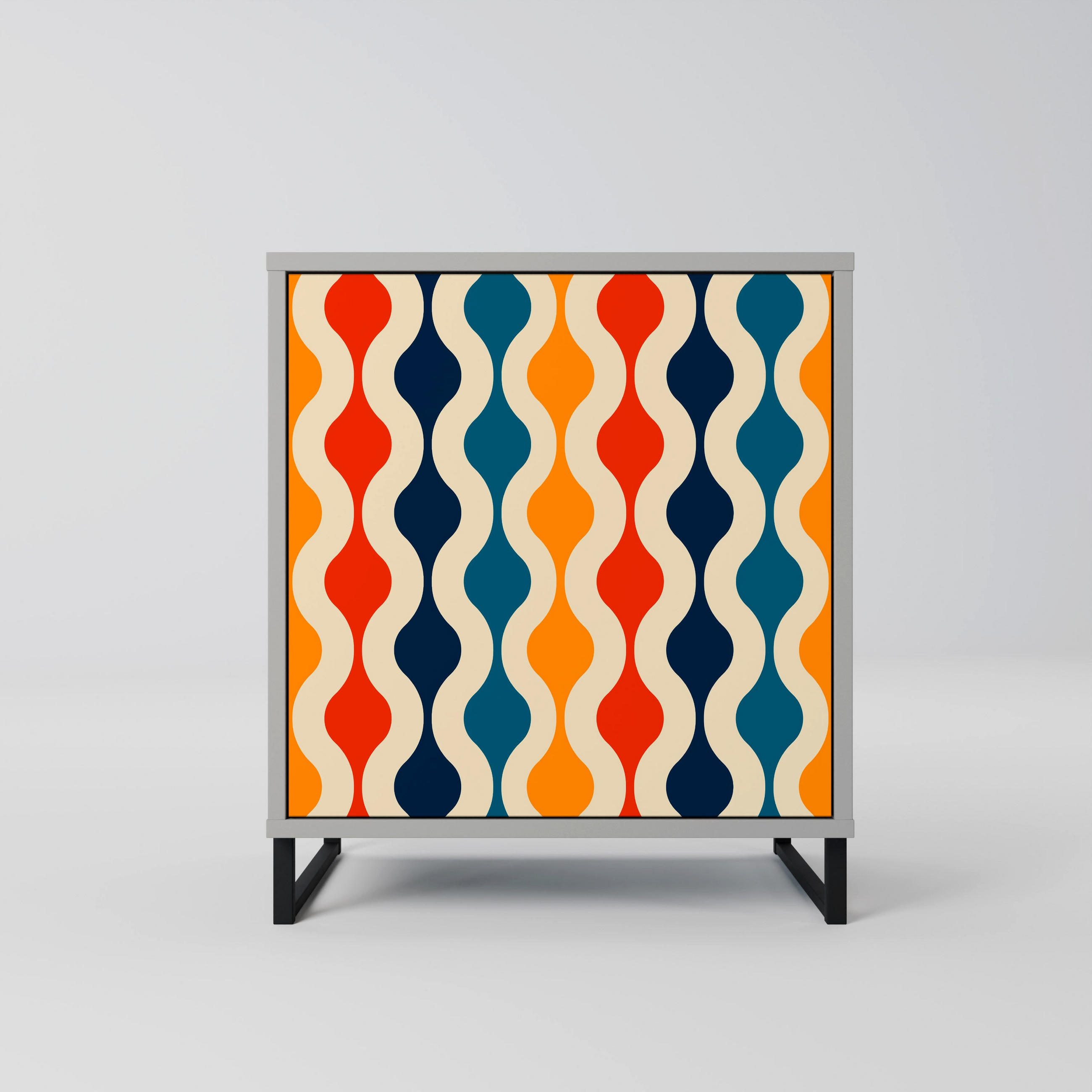 SpaceRebels Sideboard Grau 57.5x67.5x42 cm