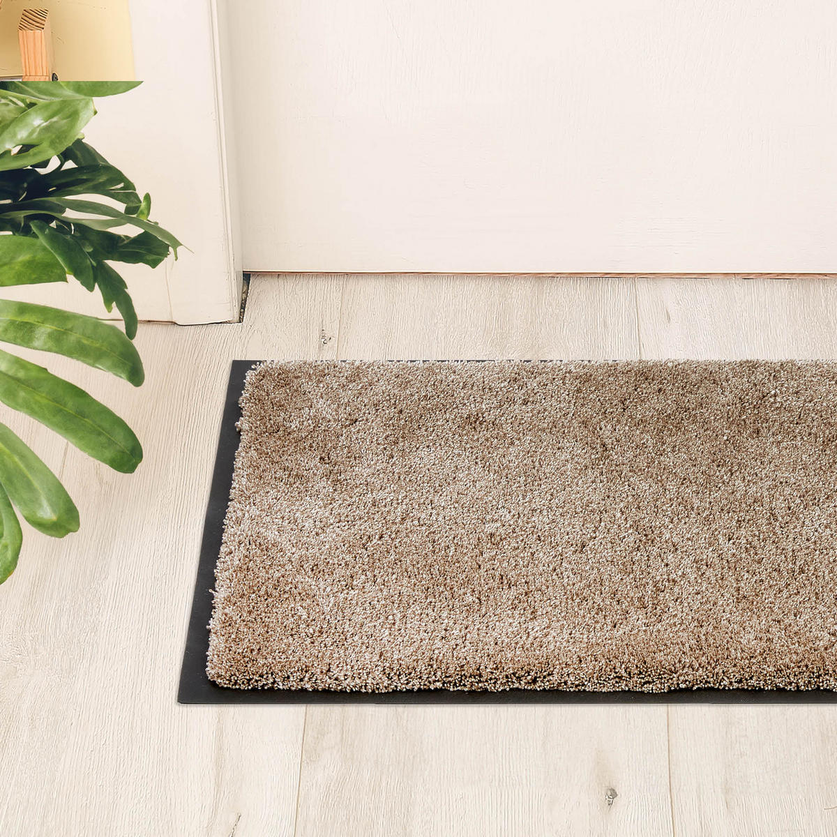 FUSSMATTE FÜR INNEN LAVA 2ER SET - Beige, Textil (90/150cm) - Astra