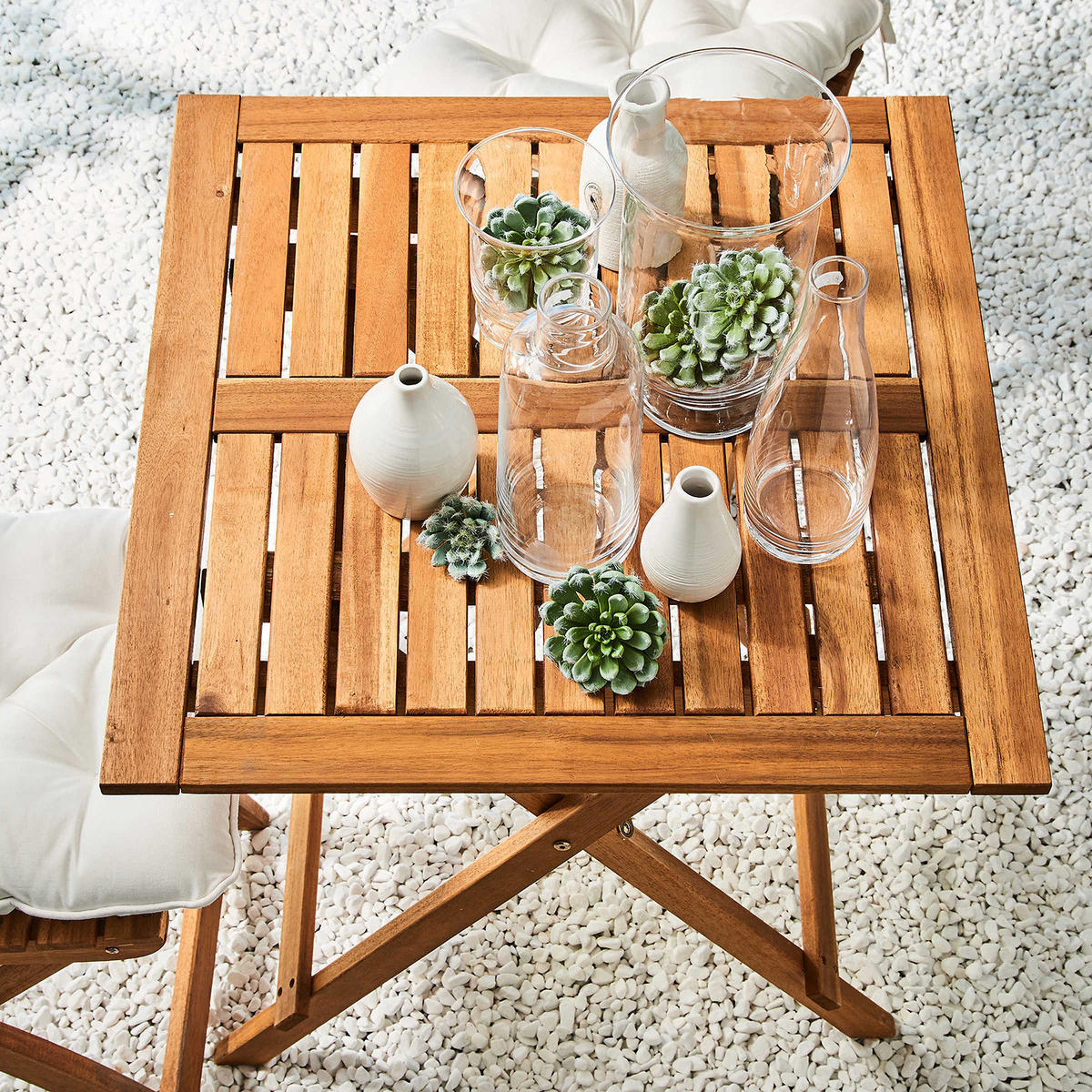 GARTENTISCH Lodge - Braun, Holz (58/58/73cm) - BUTLERS