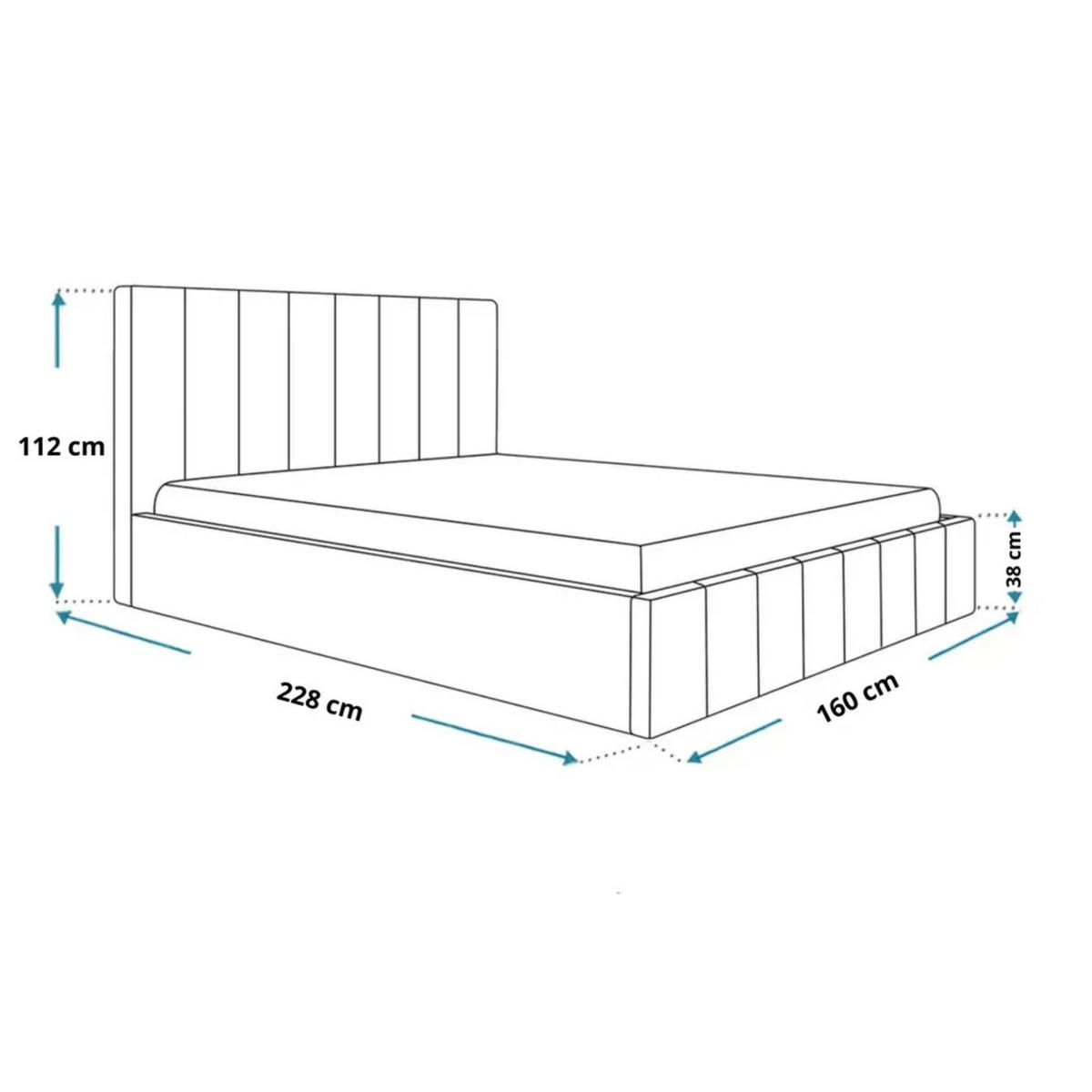 POLSTERBETT BARON mit Kopfteil, 160 x 200 cm, Doppelbett mit Bettkasten und Lattenrost aus Metall, Velourstoff, Frabe: Beige - Beige, Holz/Kunststoff (160/200cm) - Agmat-Furniture